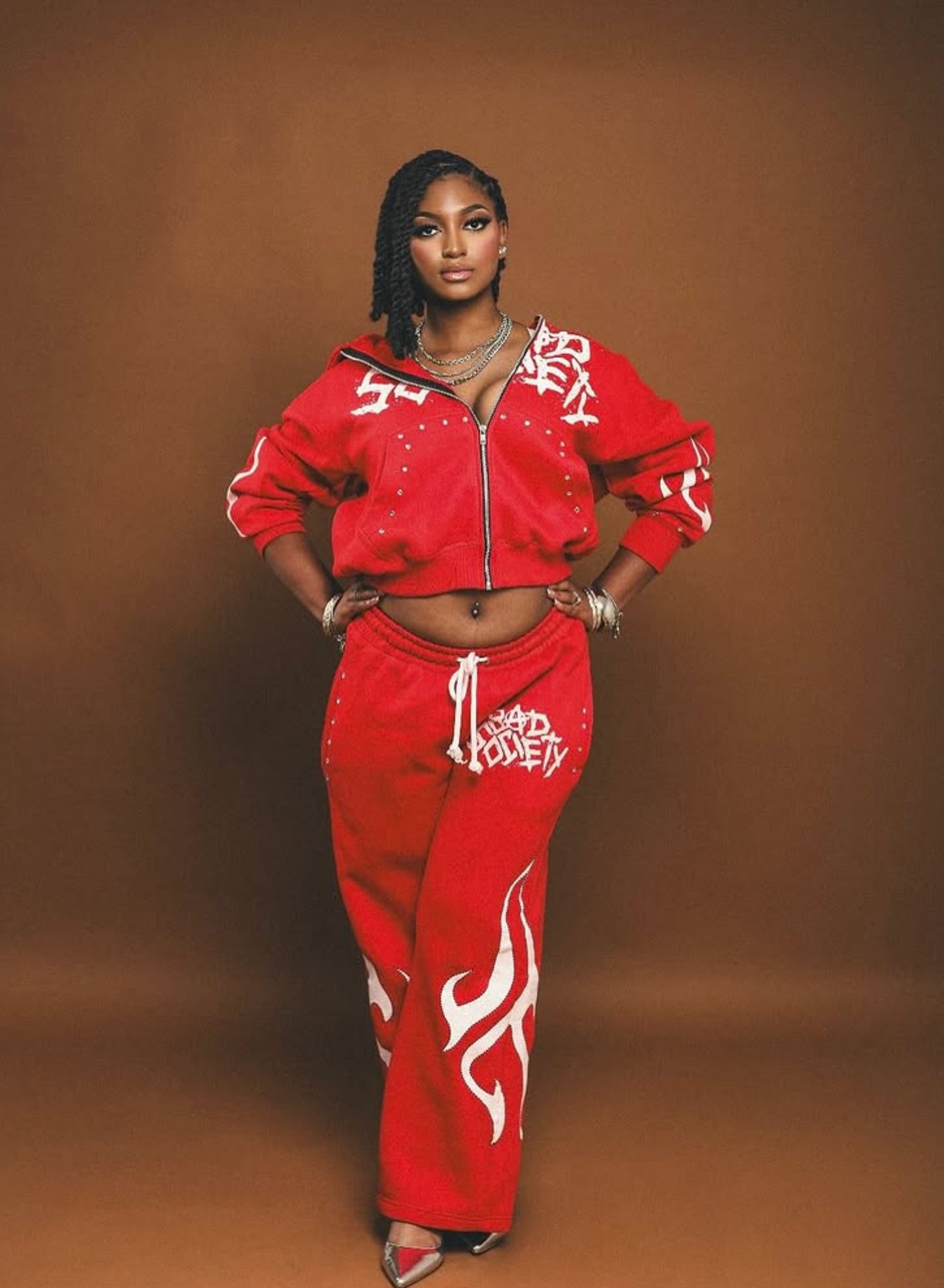 BSB RED SWEATSUIT